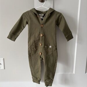 Little Planet Green Hooded Jumpsuit